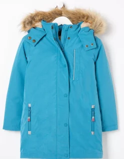 FatFace 3 In 1 Waterproof Coat Teal Green Hot