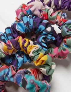 FatFace 5 Pack Art Club Scrunchies Multi Best