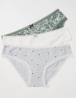 FatFace 3 Pack Bee Mini Knickers Multi Clearance