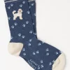 FatFace 1 Pack Cockapoo Socks Navy Marl
