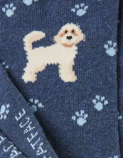 FatFace 1 Pack Cockapoo Socks Navy Marl