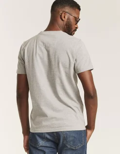 FatFace 3 Pack Cotton T-Shirts Charcoal Grey Sale