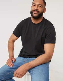 FatFace 3 Pack Cotton T-Shirts Charcoal Grey Sale