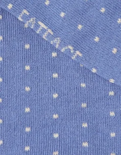 FatFace 1 Pack Daisy Trim Trainer Socks Blue