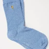 FatFace 1 Pack Embroidered Sunflower Socks Light Blue Marl Discount