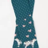 FatFace 1 Pack Kissing Cows Socks Teal Green Clearance