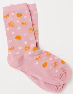 FatFace 1 Pack Orange Socks Pink Best