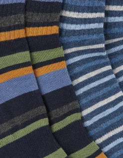 FatFace 2 Pack Short Outdoor Socks Light Grey Marl Discount