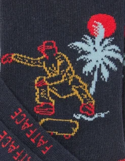 FatFace 1 Pack Skate Socks Red Online