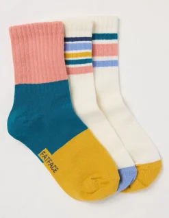 FatFace 3 Pack Sport Socks Multi Best