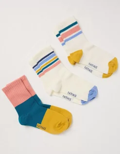 FatFace 3 Pack Sport Socks Multi Best