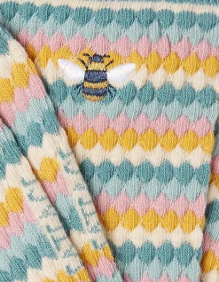 FatFace 1 Pack Textured Bee Socks Multi