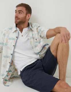 FatFace 5 Pocket Shorts Navy New