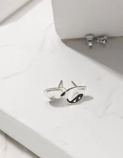 FatFace Abstract Studs Silver Online