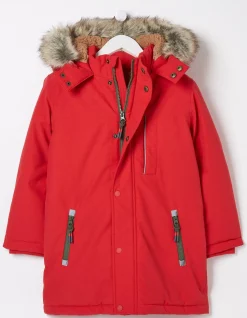 FatFace Addison Waterproof Coat Cherry Red Online