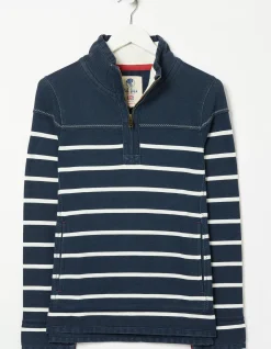 FatFace Airlie Classic Breton Sweatshirt Navy Clearance