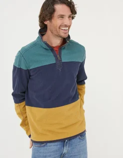 FatFace Airlie Cut And Sew Sweatshirt Green Online