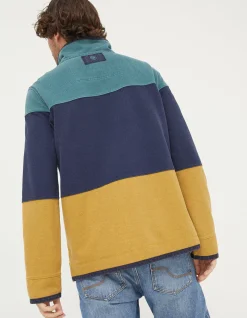 FatFace Airlie Cut And Sew Sweatshirt Green Online