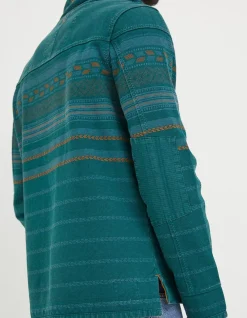 FatFace Airlie Pattern Sweatshirt Teal Blue Online