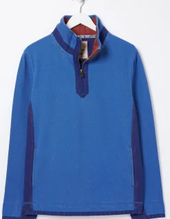 FatFace Airlie Pocket Panel Sweatshirt Cobalt Blue Hot