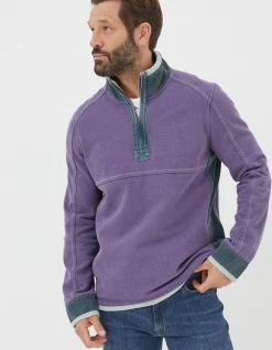 FatFace Airlie Pocket Sweatshirt Purple Sale