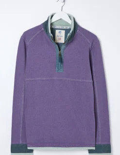 FatFace Airlie Pocket Sweatshirt Purple Sale