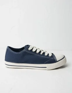 FatFace Alfie Lace Up Trainers Navy Discount