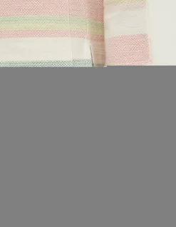 FatFace Amari Textured Stripe Crew Sweatshirt Multi Colour Outlet
