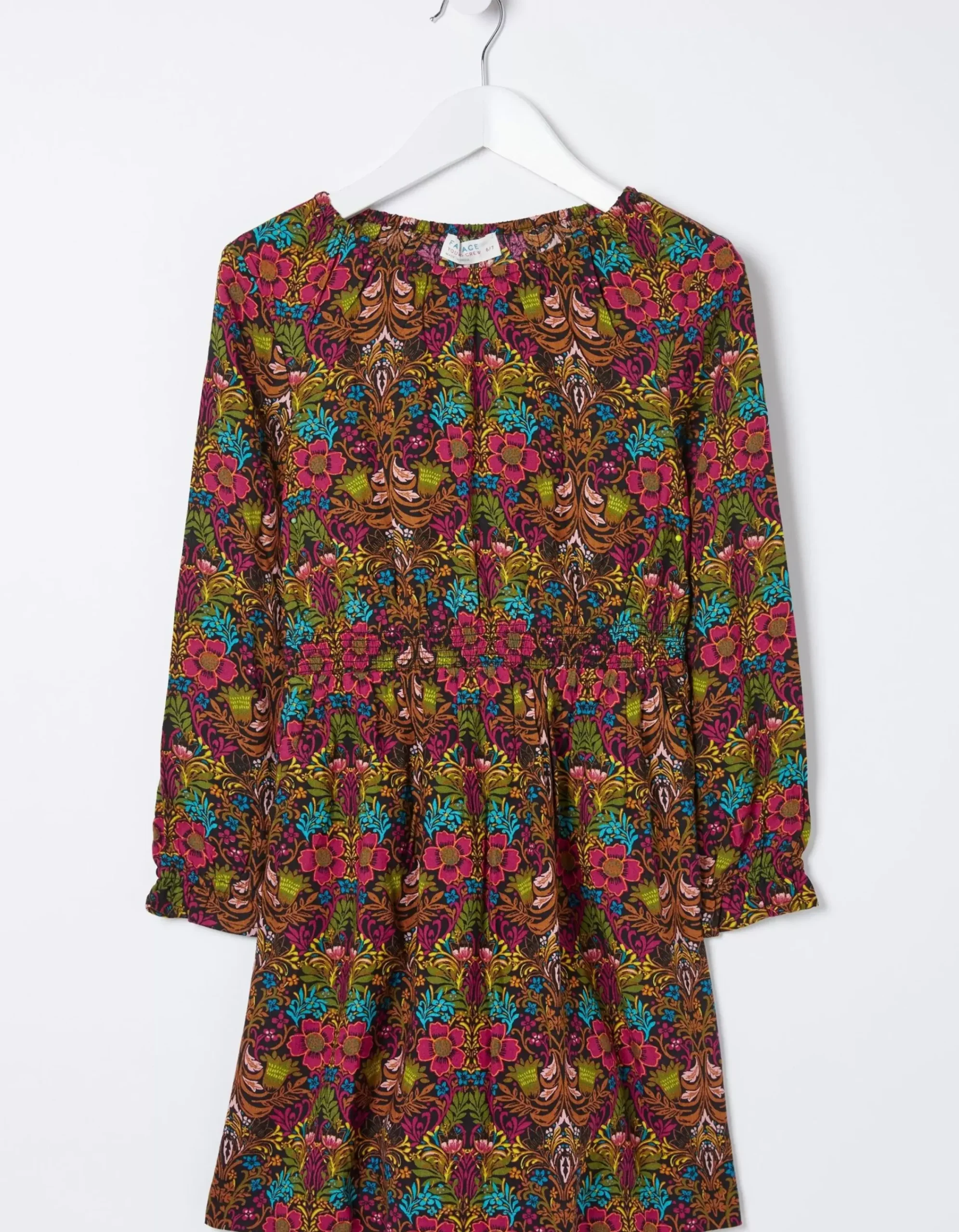 FatFace Amelia Floral Print Dress Multi Hot