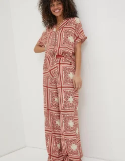 FatFace Aniyah Bandana Shirt Ivory Best