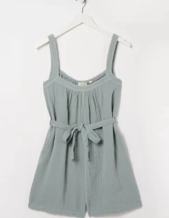 FatFace Annie Beach Playsuit Chambray