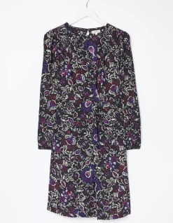 FatFace Annie Inspirit Floral Dress Black Sale