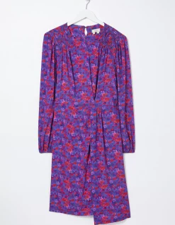 FatFace Annie Painterly Floral Dress Purple Online
