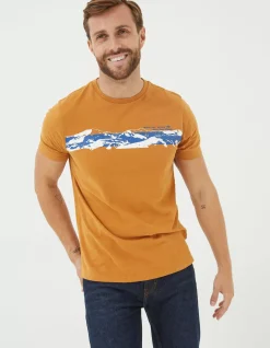 FatFace Another Week T-Shirt Golden Yellow