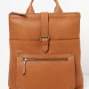 FatFace Ava Leather Backpack Tan Online