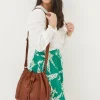 FatFace Awna Leather Bucket Bag Tan Online