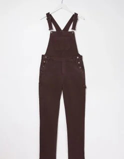 FatFace Banbury Canvas Dungaree Purple Discount