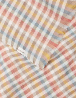FatFace Bea Gingham Scarf Multi Best