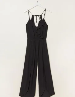 FatFace Beach Wear Hollywell Jumpsuit Black Online