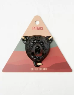 FatFace Bear Bottle Opener Dark Brown New