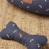 FatFace Bee Spot Print Dog Toy Navy