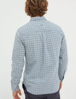 FatFace Benton Gingham Shirt Blue
