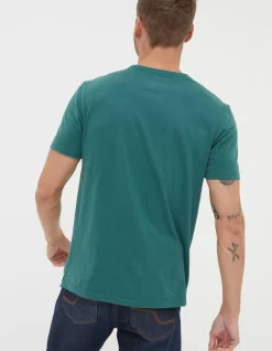 FatFace Better A Bad Day Ski T Shirt Green Online