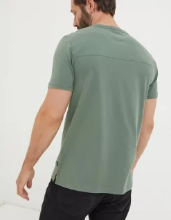 FatFace Better A Bad Day Trail T Shirt Green