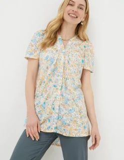 FatFace Betty Mineral Tunic Ivory Clearance