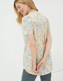 FatFace Betty Mineral Tunic Ivory Clearance