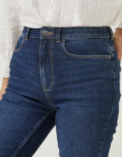 FatFace Bisley Denim Bermuda Shorts Dark Blue Online