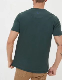 FatFace Board Meeting T-Shirt Emerald Green Sale