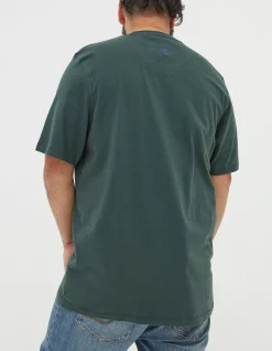 FatFace Board Meeting T-Shirt Emerald Green Sale