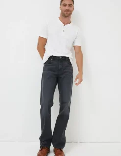 FatFace Bootcut Jeans Washed Grey New